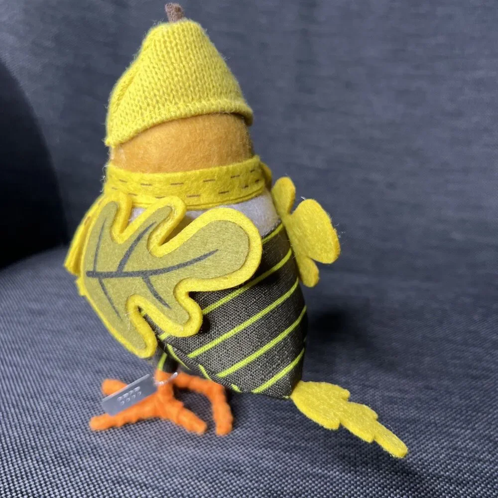 Target Spritz Featherly Friends “Filbert” Fabric Bird Figurine 2020 Fall Autumn